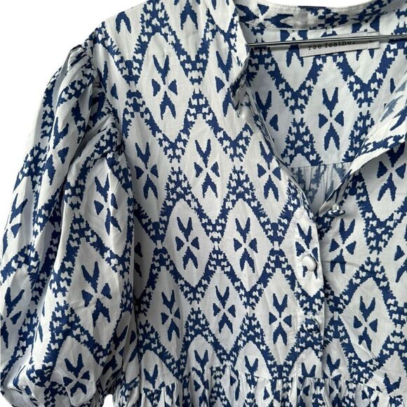 Rae Feather The Nellie Maxi Dress in navy Large - Picture 3 of 4